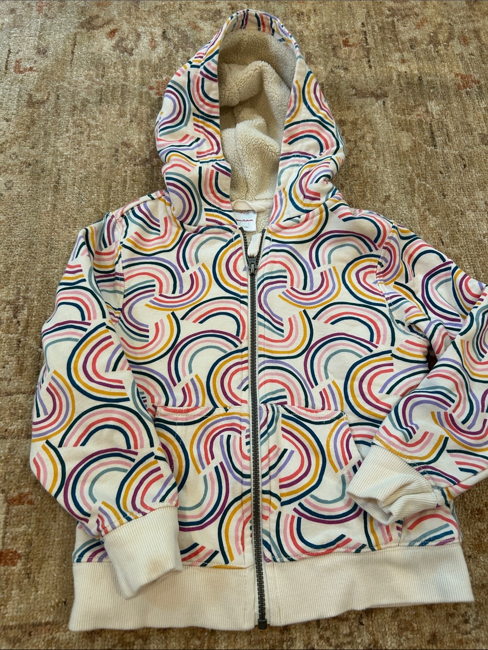 Hanna Andersson Sherpa Lined Hoodie
